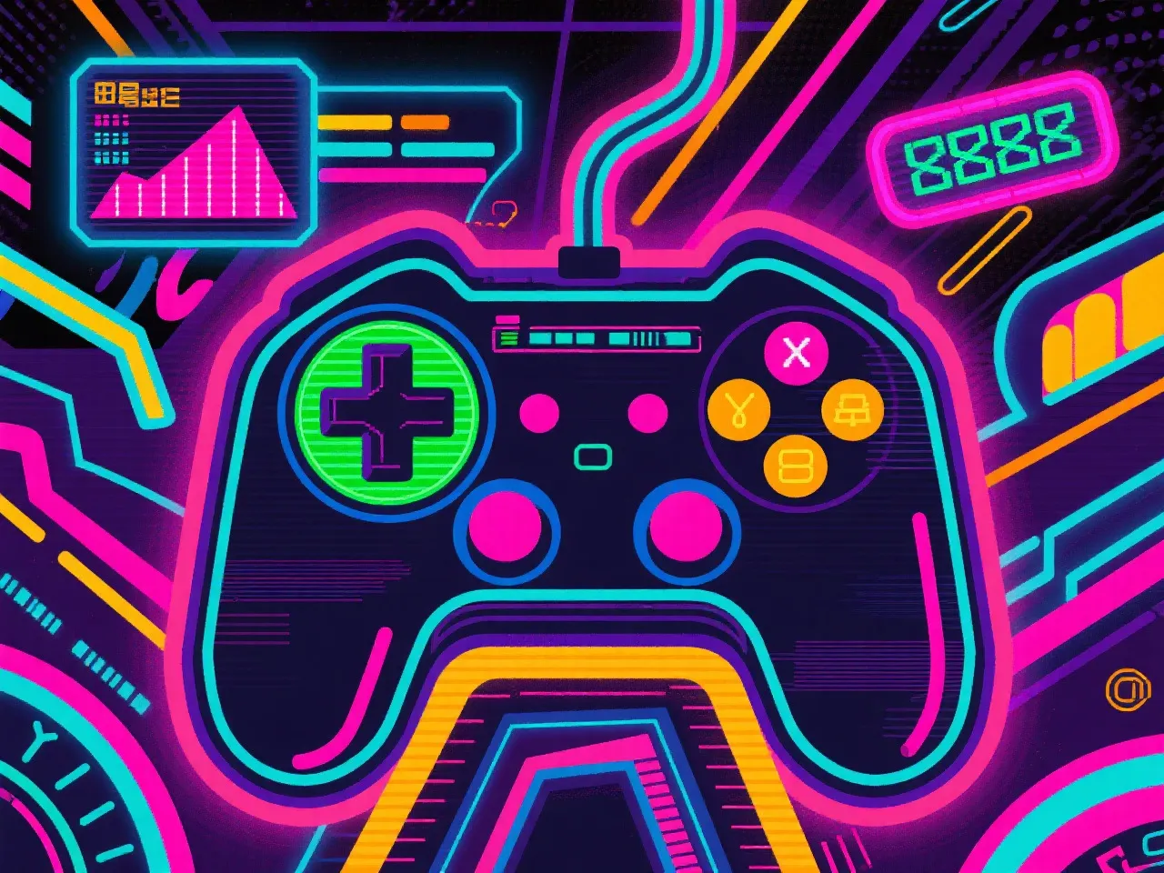 互动娱乐与电子游艺体验示意图